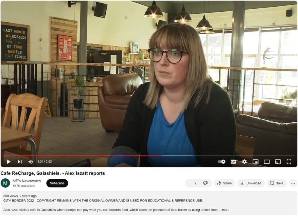 ITV Borders interview with Amy October 2022